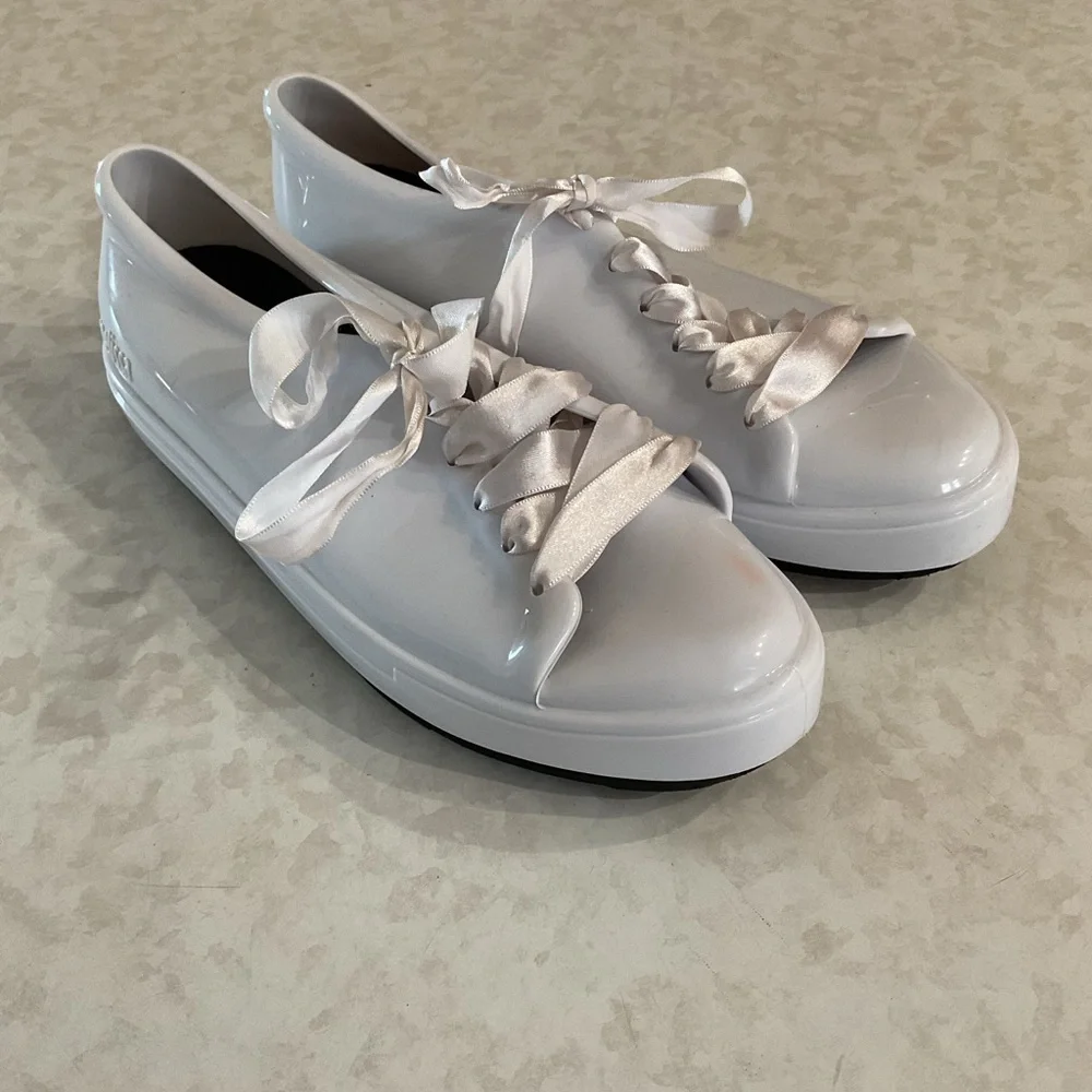 Melissa Minnie Mouse Elegant White Women's Shoes size 8 - Picture 1 of 7